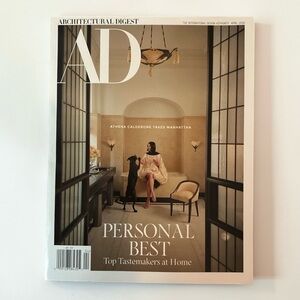 Architectural Digest Magazine April 2026 Athena Calderone Takes Manhattan Home